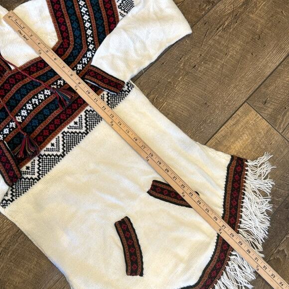 Artesania "Edm" Alpaca Women's Pullover Fringe Hem Sweater Size XL - Picture 3 of 10